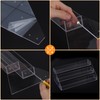 METALLIXITY Acrylic Spice Rack, 6 Tier Clear Spice Drawer Organizer