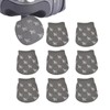 YFFSFDC Wheel Socks, Suitcase, Set of 8, Carrying Case, Tire