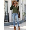 Poetsky Oversized Sweatshirts for Women Notch Neck Loose Fit Cute