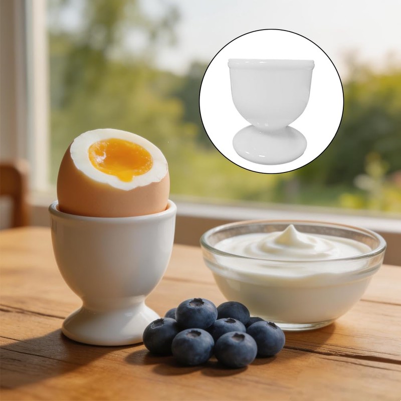 4PCS Egg Cups Reusable Plastic Eggs Cup Holder Dishwasher Safe