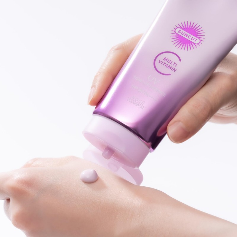 Suncut Multivitamin Tone Up UV Essence Clear Lavender 80g Sunscreen
