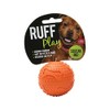 Ruff Play Rubber Ball Dog Toy, Small, Orange - Dog