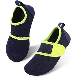 JOINFREE Water ShoesKids Water Socks Boy Girl Beach Camping Quick-Drying Snorkeling Socks for Beach Pool (EasyNavy,8-88.5 Toddler)