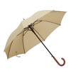 Long Umbrella Long Wooden Handle Windproof Retro Style Water Resistant
