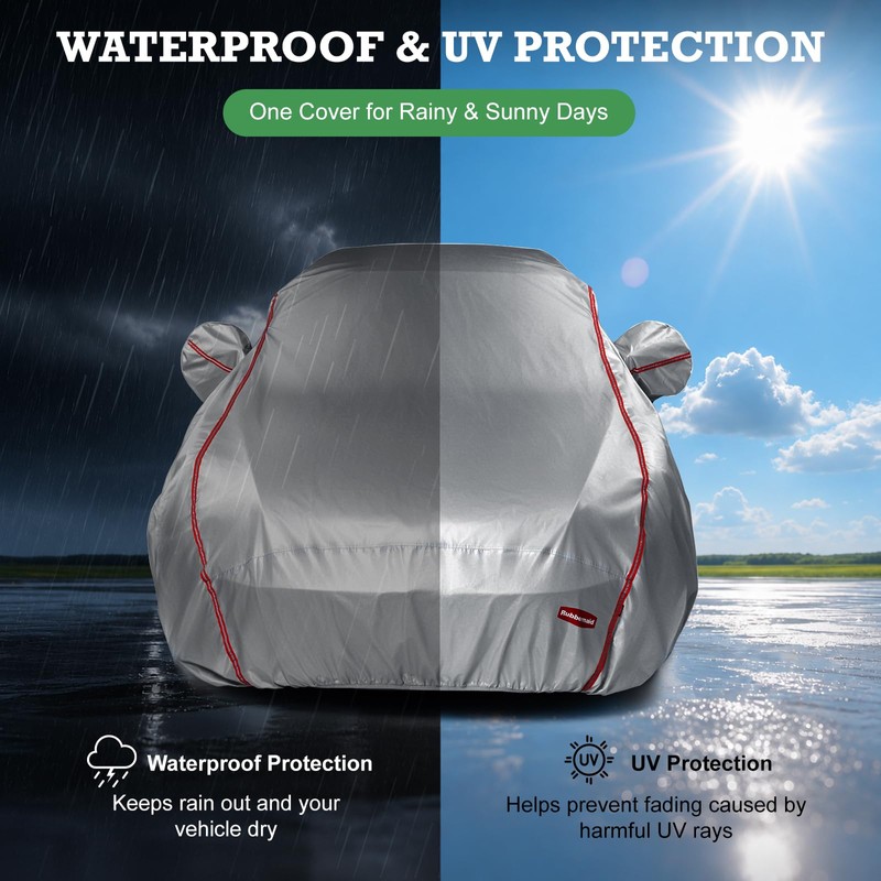 10-Layer Waterproof Car Cover– All Weather Full Exterior Vehicle Cover