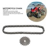 428 19T 17mm Sprocket with 428 60 Links Chain Steel