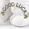 Soochat St.Patrick's Day Headbands Glitter Shamrock Hairband Good Lucky Head