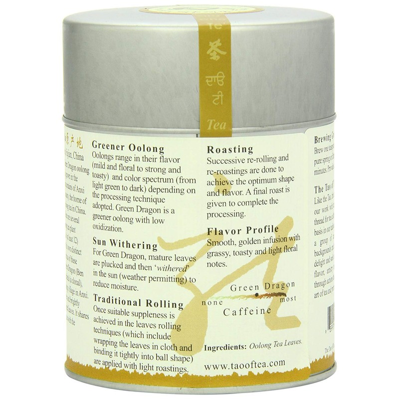 The Tao of Tea, Green Dragon Oolong Tea, Loose Leaf,