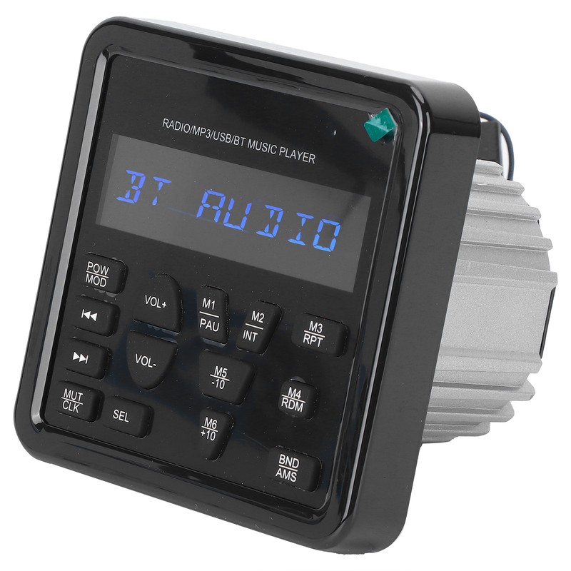 Digital Player USB Bluetooth Waterproof Multifunctional for Automobile Yacht Saloon