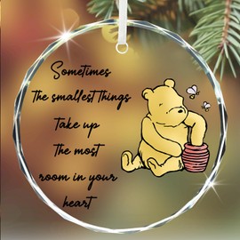 Winnie Gifts, Appreciation Gifts, Thank You Gifts, Graduation Goodbye Gifts, Appreciation Crystal Ornament, Christmas Glass Ornament, Graduation Farewell Gifts for College Students Girls Boys