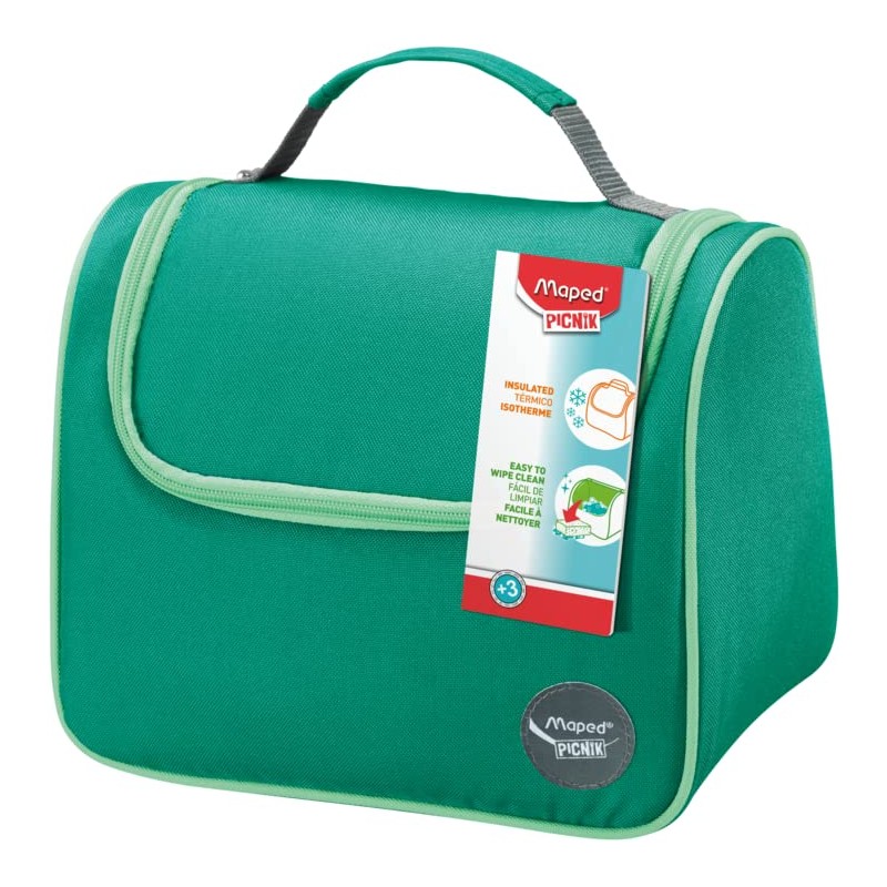 Maped Picnik Origins Kids Insulated Lunch Bag with Zip Green