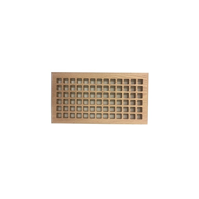 Cape Cod Air Grilles, 6" x 12" Red Oak Hardwood