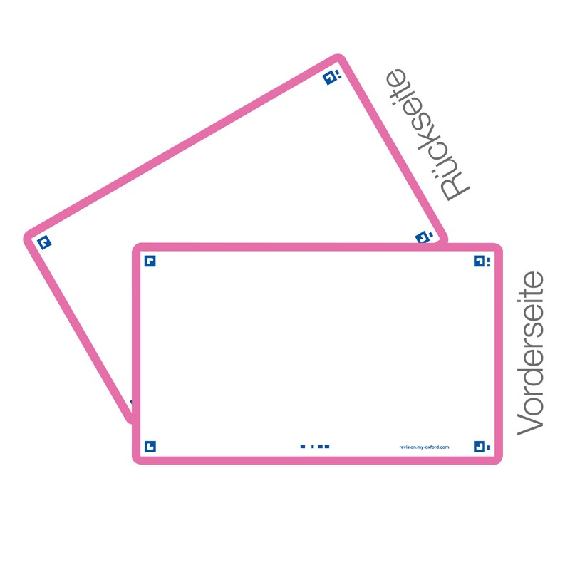 Oxford Flash 2.0 Flashcards A7 75 x 125 mm Blanco