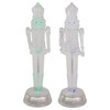 Northlight Set of 2 LED Lighted and Musical Nutcracker Christmas