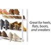 Whitmor Over The Door Shoe Rack, 36 Pair, White