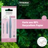 TITANIA® Tweezers Set - Stainless Slicker Tweezers with Slant Tip