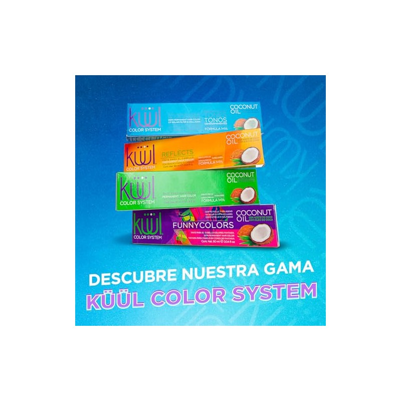 KÜÜL - Color System Tinte Permanente para Cabello Tono 9.1