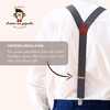 El mono con pajarita Handmade Suspenders for Men. Men's Braces