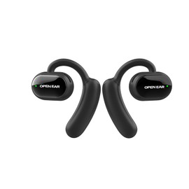 Open Ear Headphone Ear Clip Bone Conduction Ultra Long Endurance Bluetooth 5.3 Open Ear Waterproof Long Battery Life Air Conduction for Sports,Working