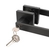Door Lever Privacy Door Handle with Key Lock,lBathroom Bedroom Lock,
