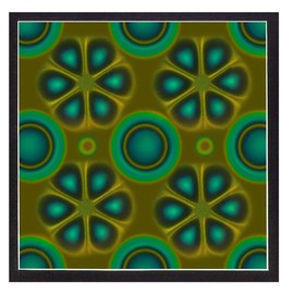 Kopinma Magnetic Field Viewing Film, 14 x 14 cm Magnetic Field Viewer, Magnetic Flux Display, Magnetic Pattern Detector, Magnetic Field Film for Scientific Purposes