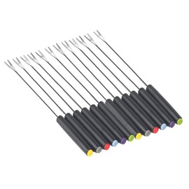 Starfrit Fondue Forks - 12 Plastic Handle and Colored Tips