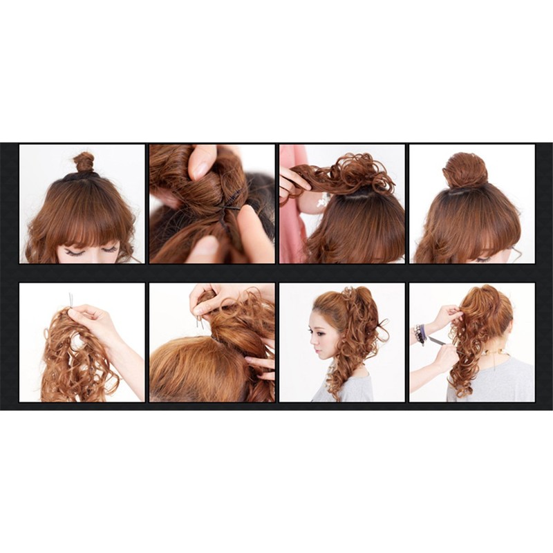 CEXIN Wig, Extensions, Shichi-Go-San Bun Wig, Point Wig, Ponytail, Partial