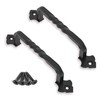 Ouvin 2 Pack Barn Door Pull Handle Hardware for Wooden