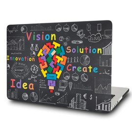 Laptop Case Compatible with New MacBook Air M2 13.6 inch 2022 Model A2681, Lightweight Plastic Pattern Hard Shell Case Cover for M2 MacBook Air 13.6" Liquid Retina Display, Idea Generation