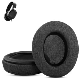 XRHTONG Breathable Ear Pad Replacement Parts Compatible with SteelSeries Arctis 3 5 7 Headsets Ear Pad Cushion (Breathable Fabric/High Quality Foam)