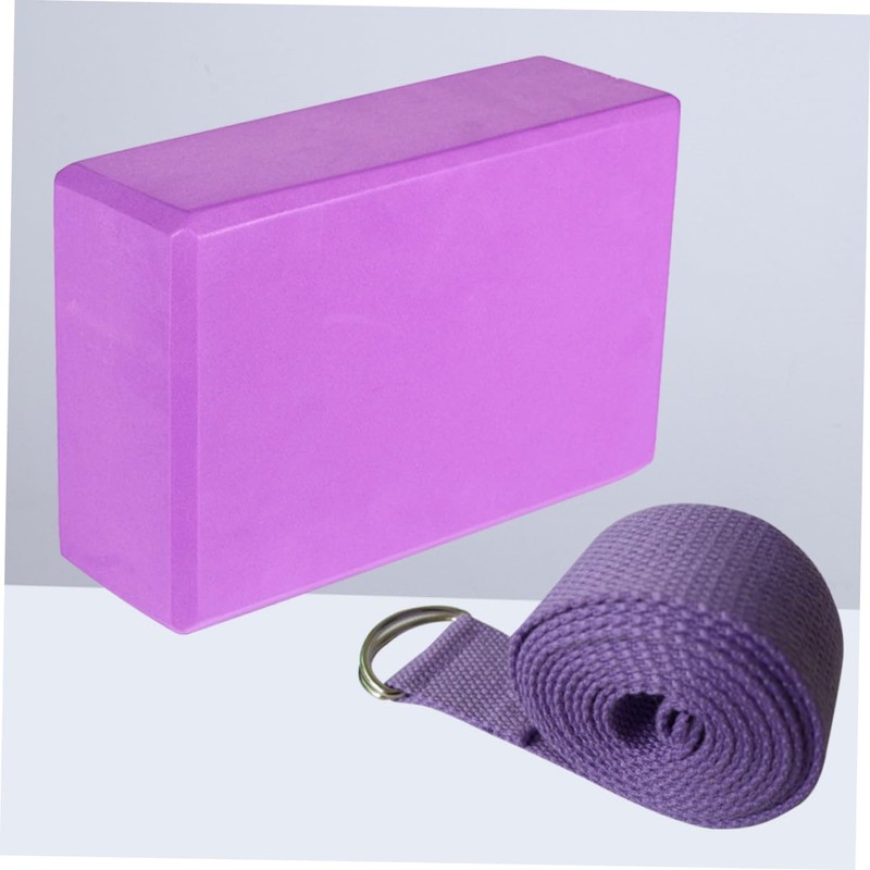 BESPORTBLE Eva Yoga Blocks Strap Essential Yoga Accessories Non-stretch Cotton