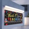 Thank You Teachers Teacher Appreciation Week Backdrop Banner Decorations,