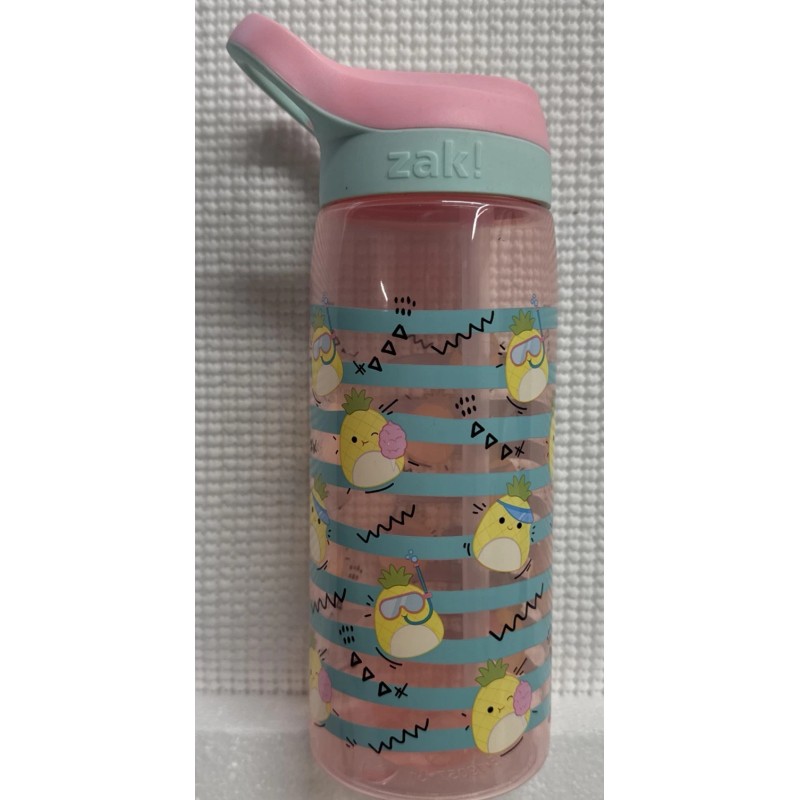 Zak Designs 25oz Squishmallows Kids Straw Water Bottle Locking Spout