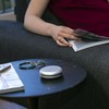 ÖGON DESIGN Euro Coin Dispenser Münzspender, Silber, Einheitsgröße
