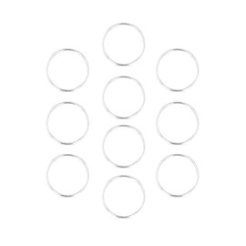 Red Crimson Pack of 10 nose rings 10mm