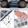 Glarks 294pcs M1.4 x 4/5/6/8/10/12MM Universal RC Screw Kit, RC