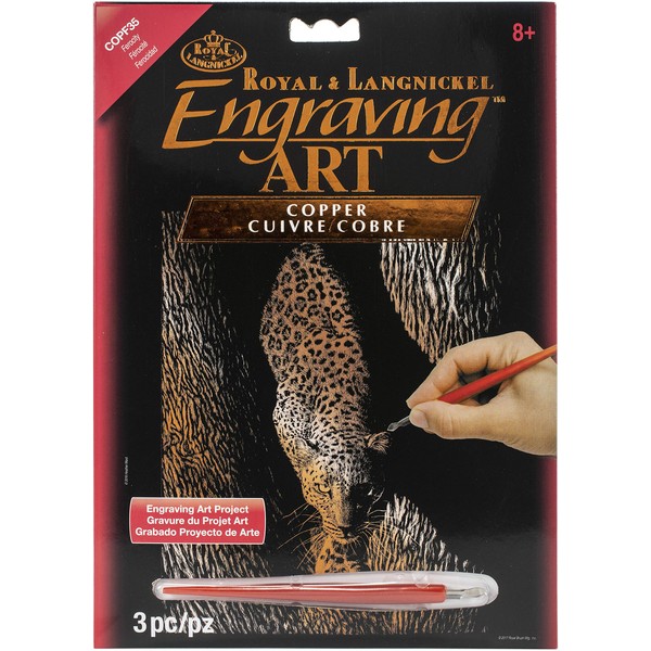 ROYAL BRUSH MANUFACTURING FOIL Engraving Art Ferocity, One Size