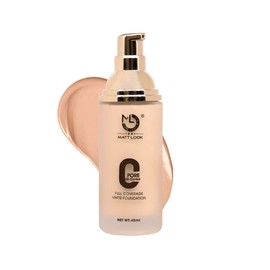 MATT LOOK Zero Pore Oil Control Full Coverage Matte Foundation (Natural 03), Multicolour, 45 ml