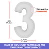 3FT Mosaic Balloon Frame Number 3 Light Up Numbers Pre-Cut