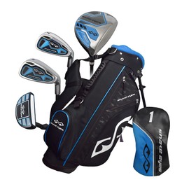 Snake Eyes Golf Junior Boys 6-Piece Set Ages 6-8 Black/Blue