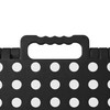Casafield 18" Folding Step Stool with Handle, Black - Portable
