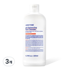 As Is To Be PH Balancing Gel Cleanser 200ml 3pcs / 애즈이즈투비 PH 밸런싱 젤 클렌저 200ml 3개