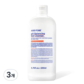 As Is To Be PH Balancing Gel Cleanser 200ml 3pcs / 애즈이즈투비 PH 밸런싱 젤 클렌저 200ml 3개