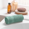 Douceur d'Intérieur, Elegance Celadon Guest Towel (30 x 50 cm)