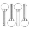 sourcing map 4Pcs 10mmx45mm Quick Release Pins, Carbon Steel Marine