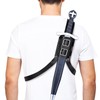 Degpum Medieval Retro Sword Shoulder Back Sheath Holder
