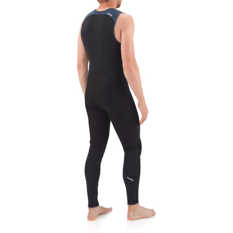 NRS Men's 3.0 Farmer John Wetsuit-Black-3XL
