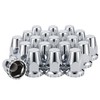 33mm Lug Nut Covers Screw Onfor Semi Trucks, 33mm x