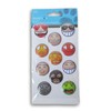 Happy Face 3D Stickers for Crafts, Scrapbooks - Expressions Emotions