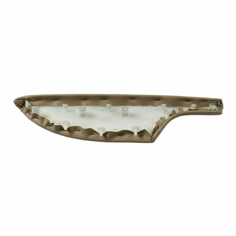 MUTUSAISI Front Left Beige Leather Door Panel Lid Armrest Fit